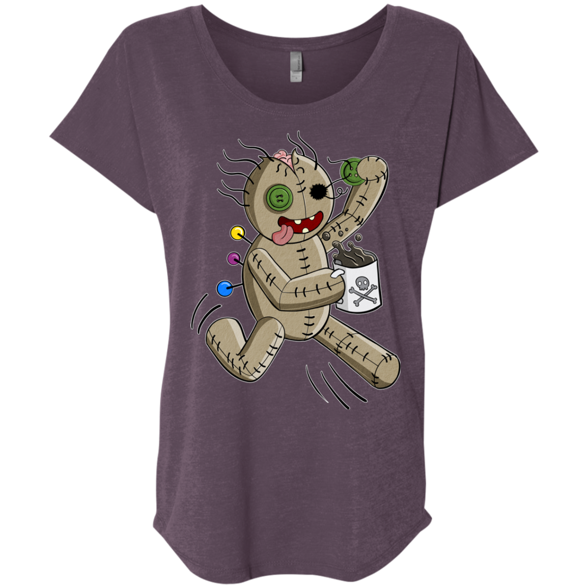 Voodoo Coffee Runner Triblend Dolman Sleeve