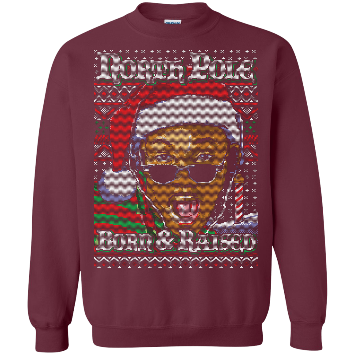 BORN AND RAISED Crewneck Sweatshirt