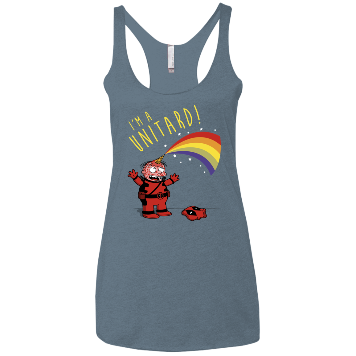 unitard-Raffiti Women's Triblend Racerback Tank