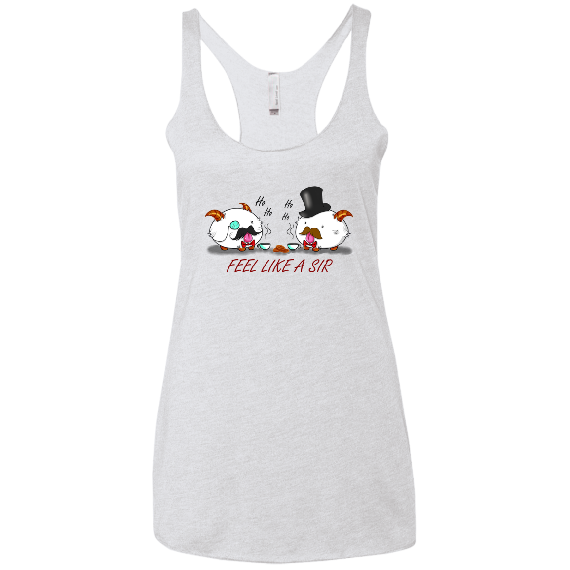 Poros like a sir Women's Triblend Racerback Tank
