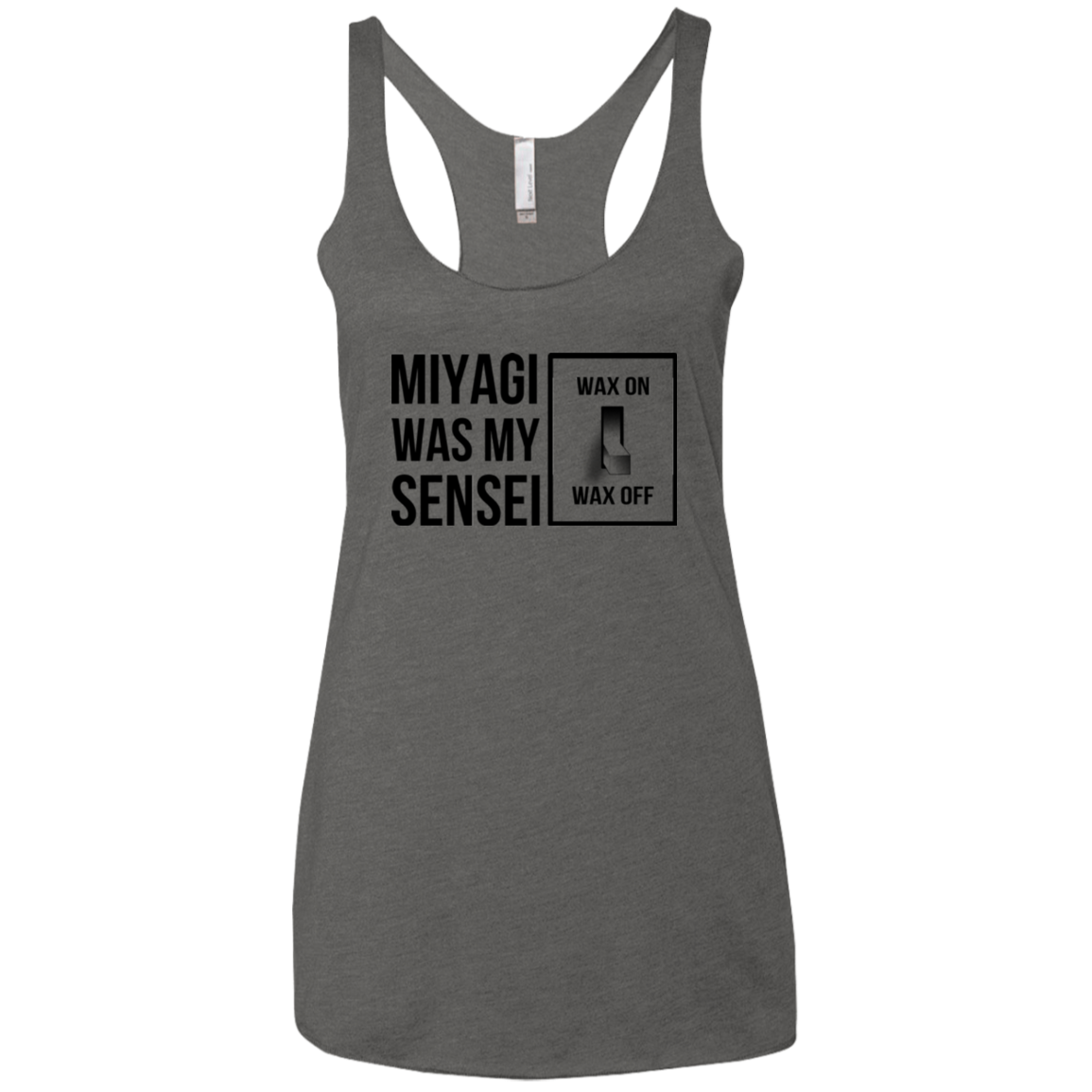 My Sensei Women's Triblend Racerback Tank