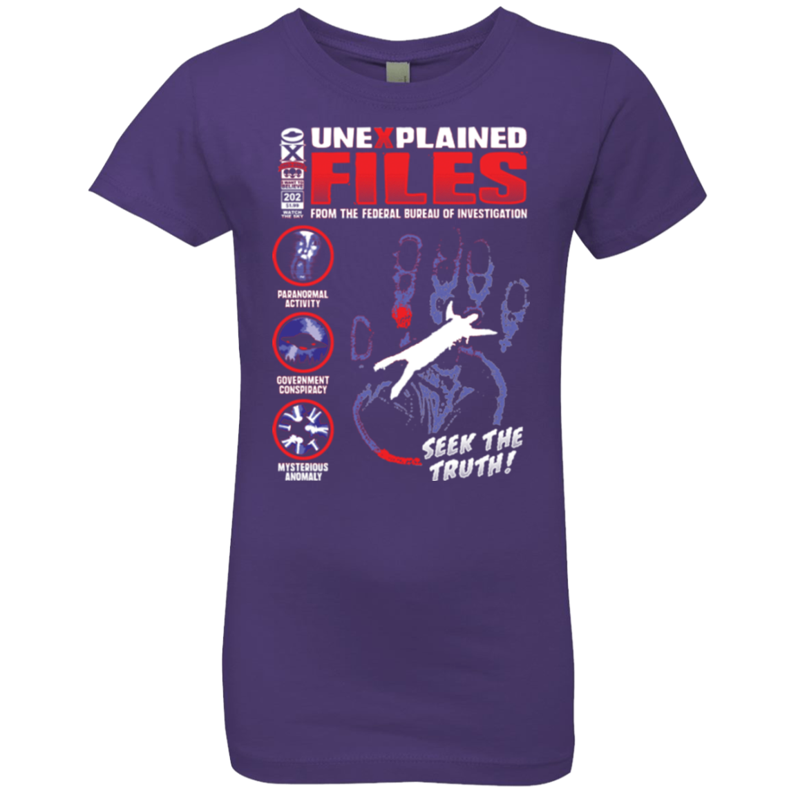 Unexplained Files Girls Premium T-Shirt
