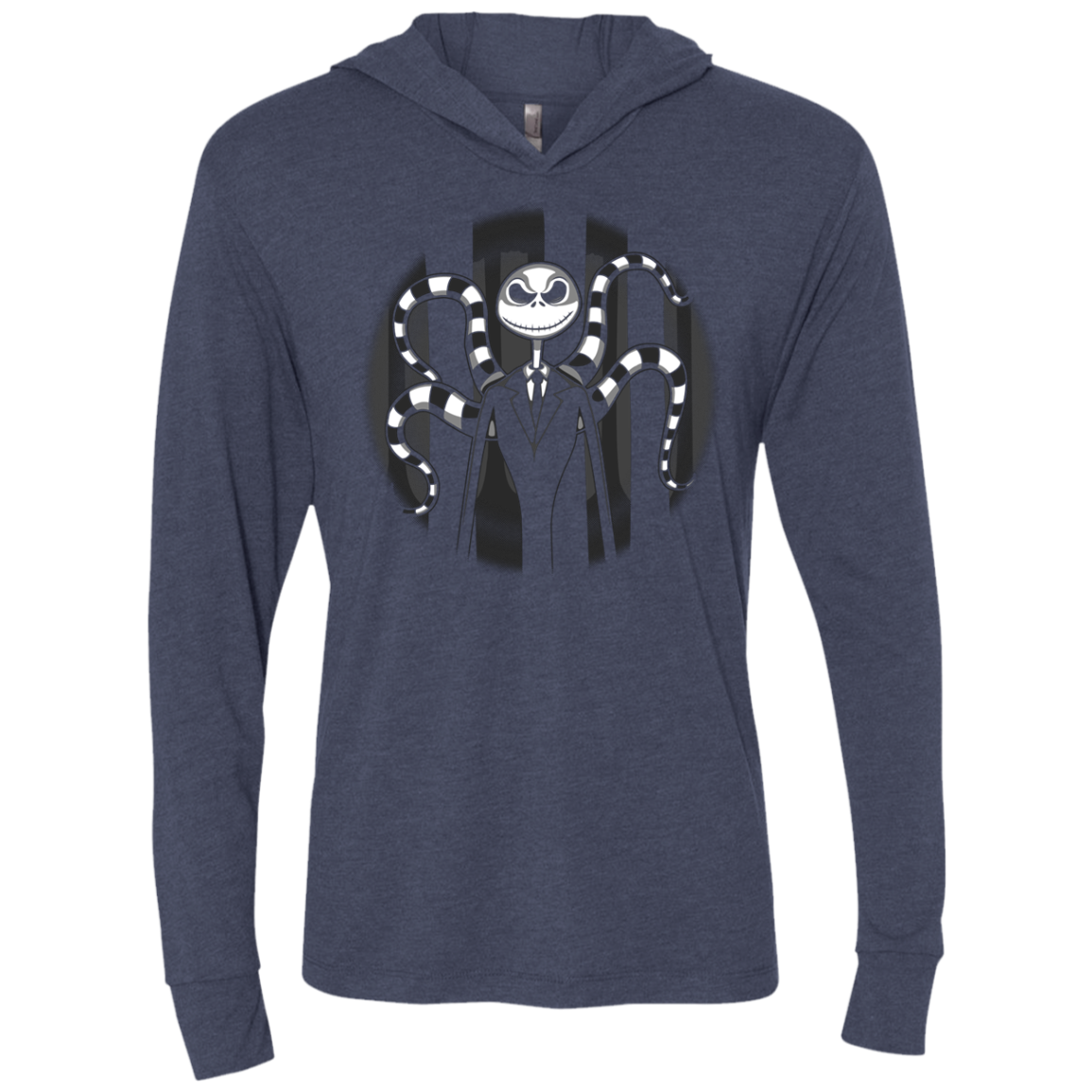 SLENDER JACK Triblend Long Sleeve Hoodie Tee