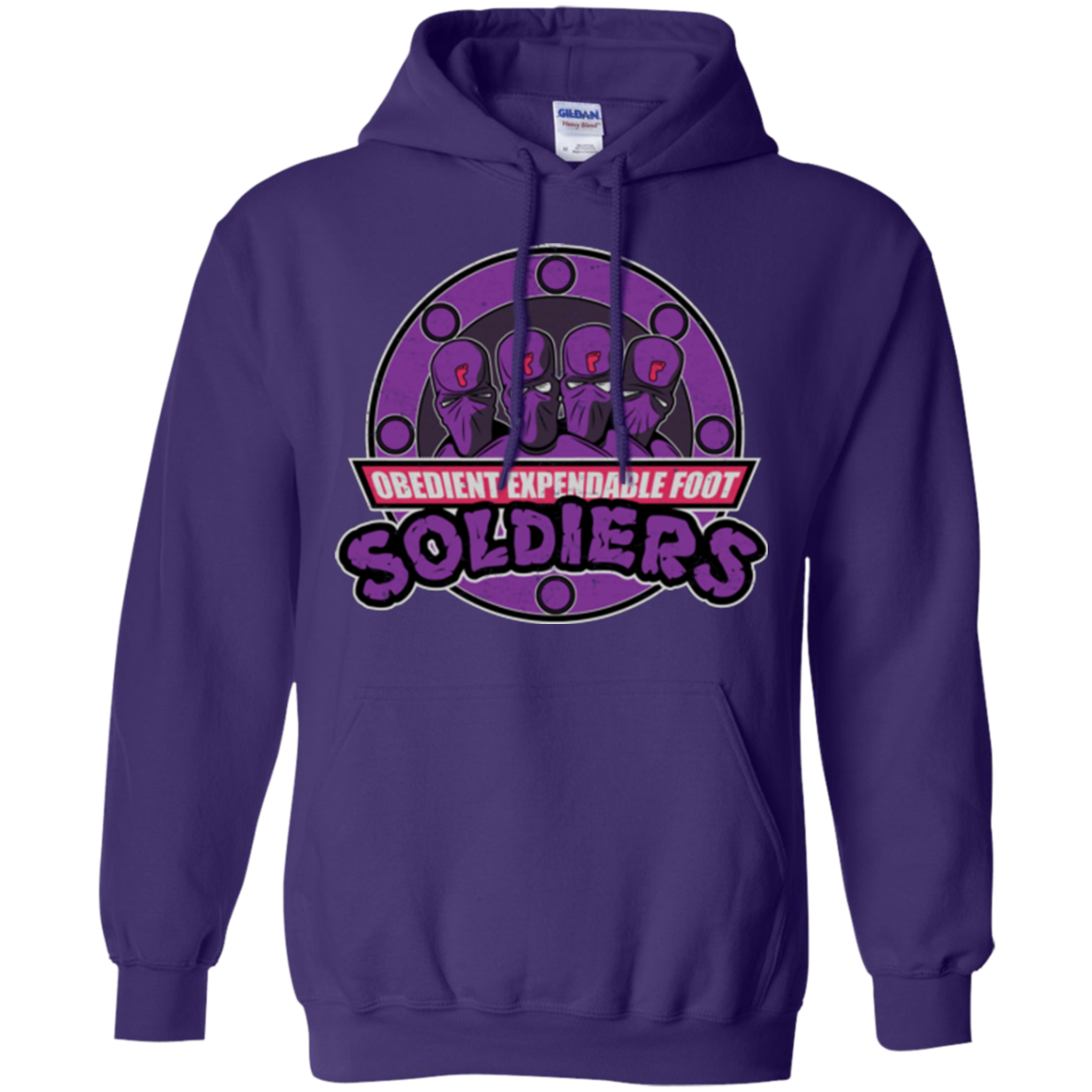 OBEDIENT EXPENDABLE FOOT SOLDIERS Pullover Hoodie