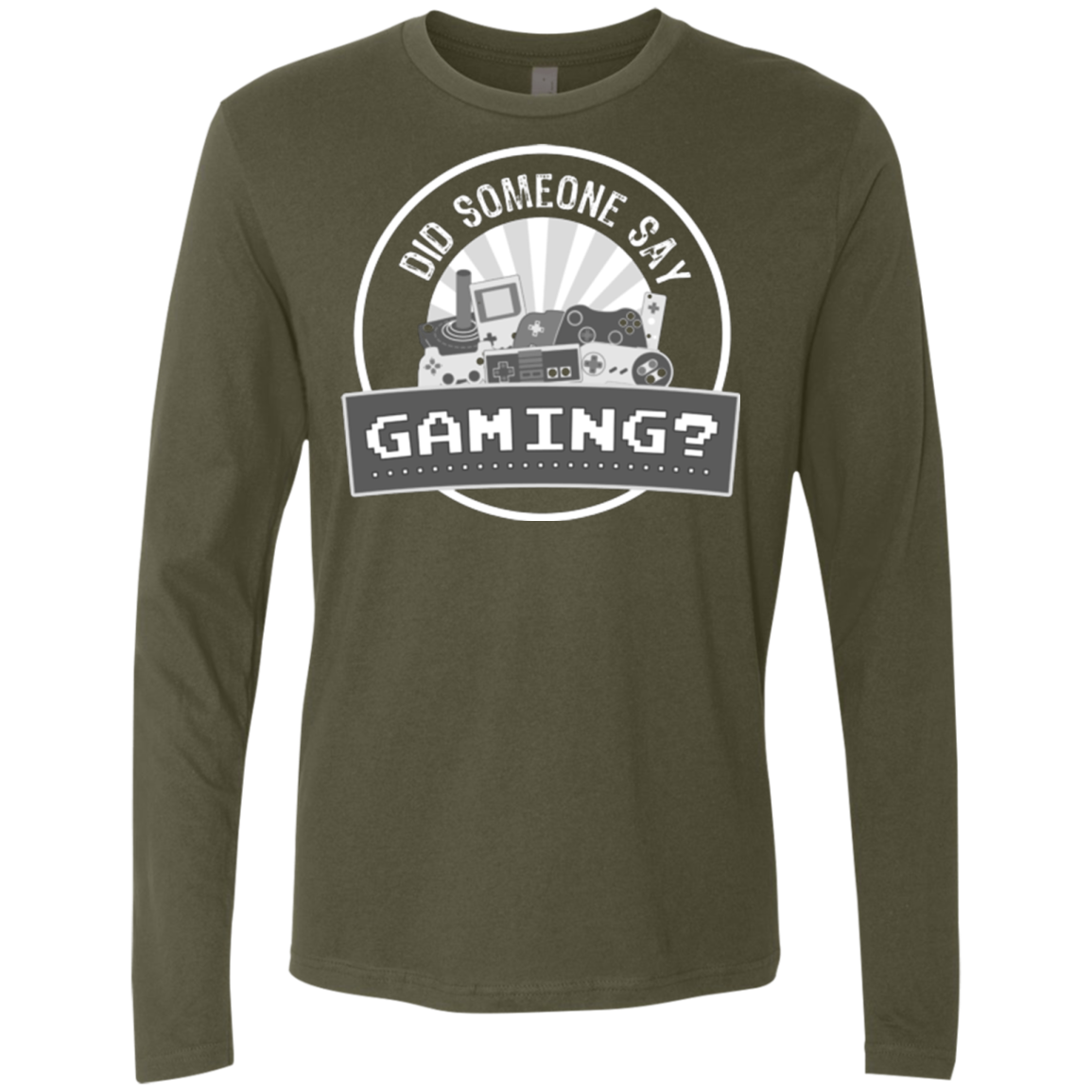 Someone Say Gaming Men's Premium Long Sleeve