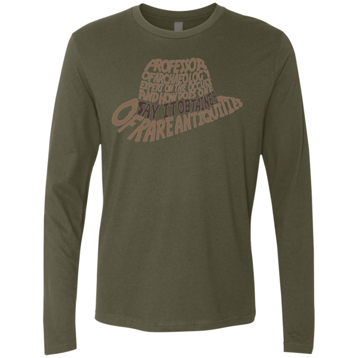 Indiana hat Men's Premium Long Sleeve