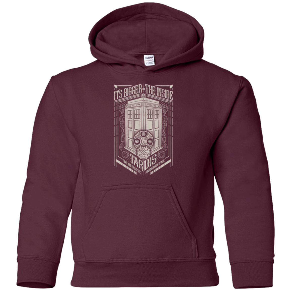 The Vintage Series - It's Bigger on The Inside Youth Hoodie