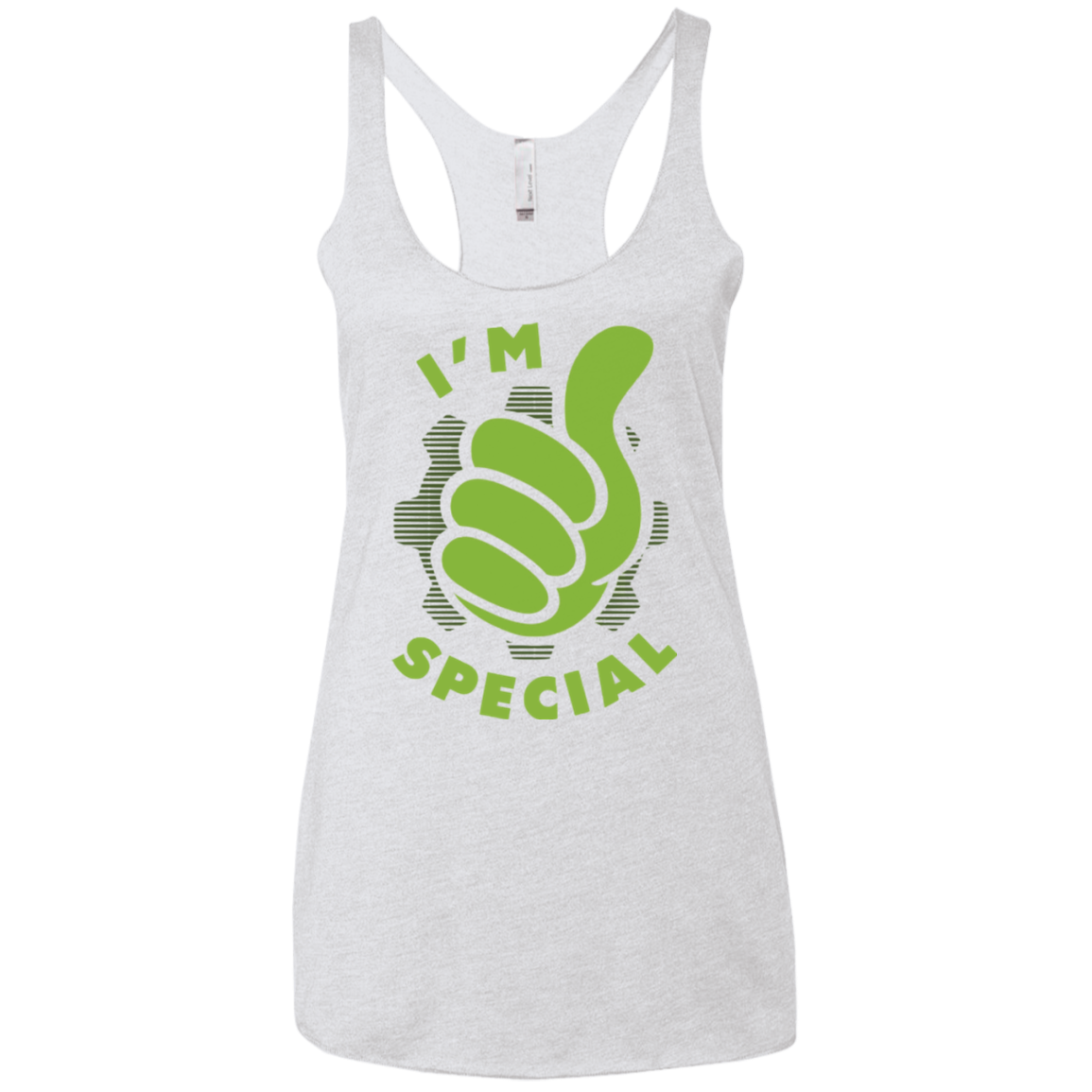 Special Dweller Women's Triblend Racerback Tank