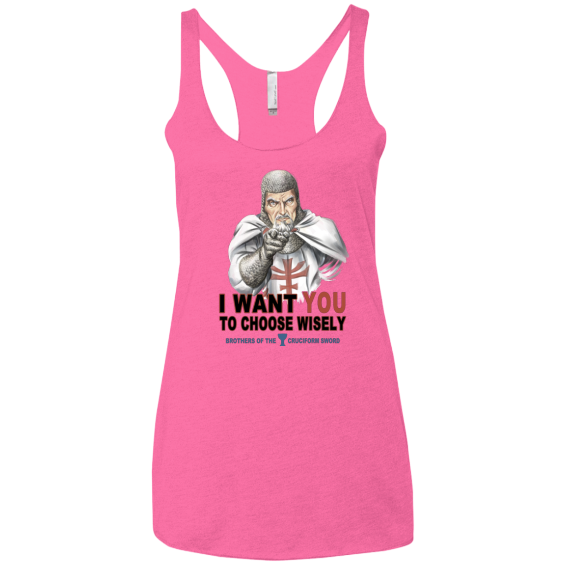 Choose Wisely Women's Triblend Racerback Tank