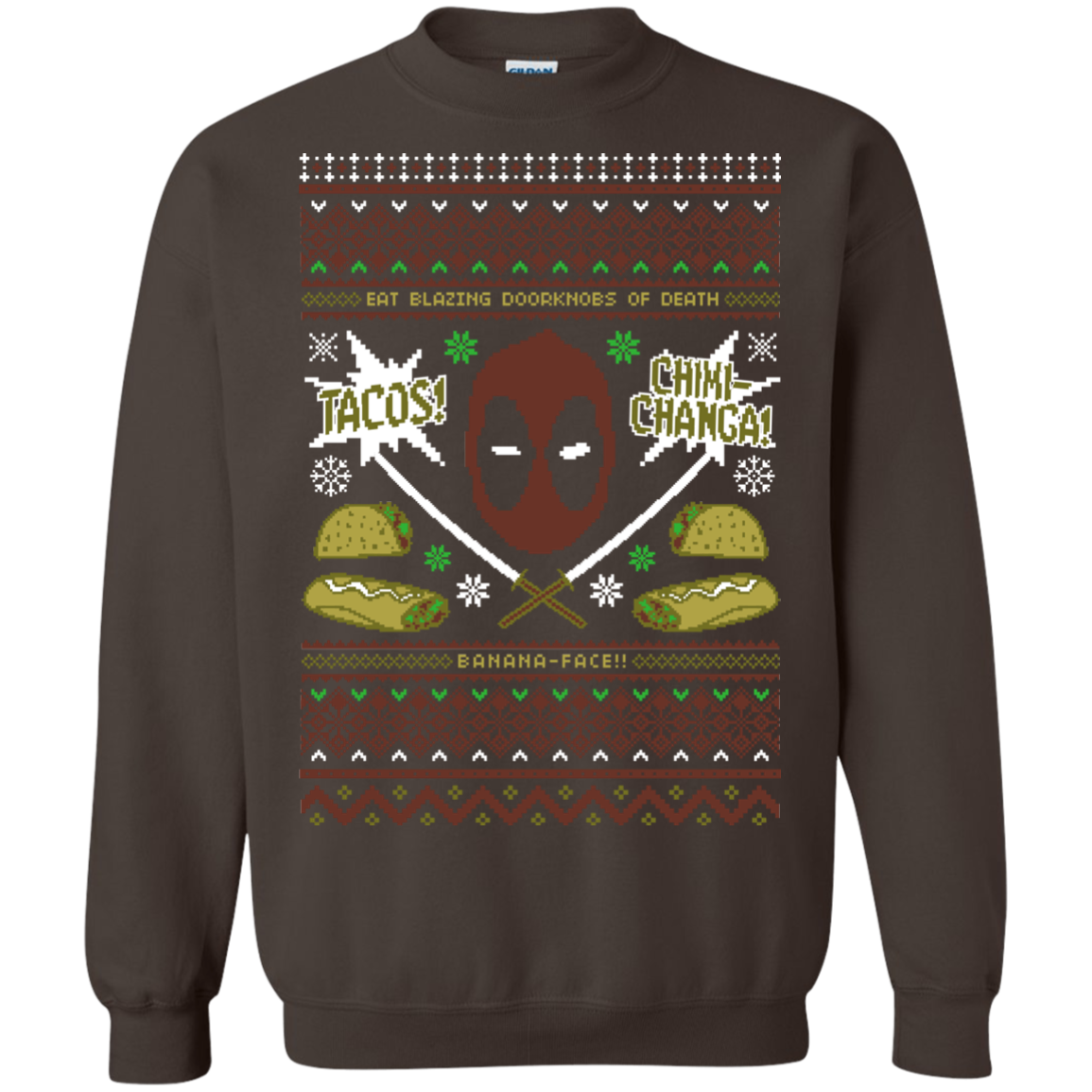 Ugly Deadpool Crewneck Sweatshirt