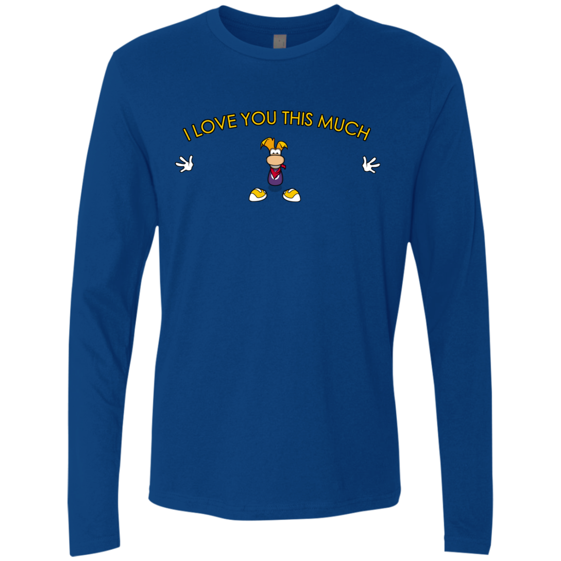 I Love You This Much Men's Premium Long Sleeve