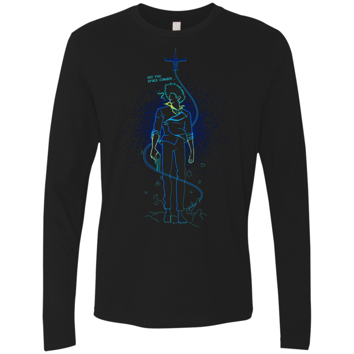 Shadow of Space Cowboy Men's Premium Long Sleeve