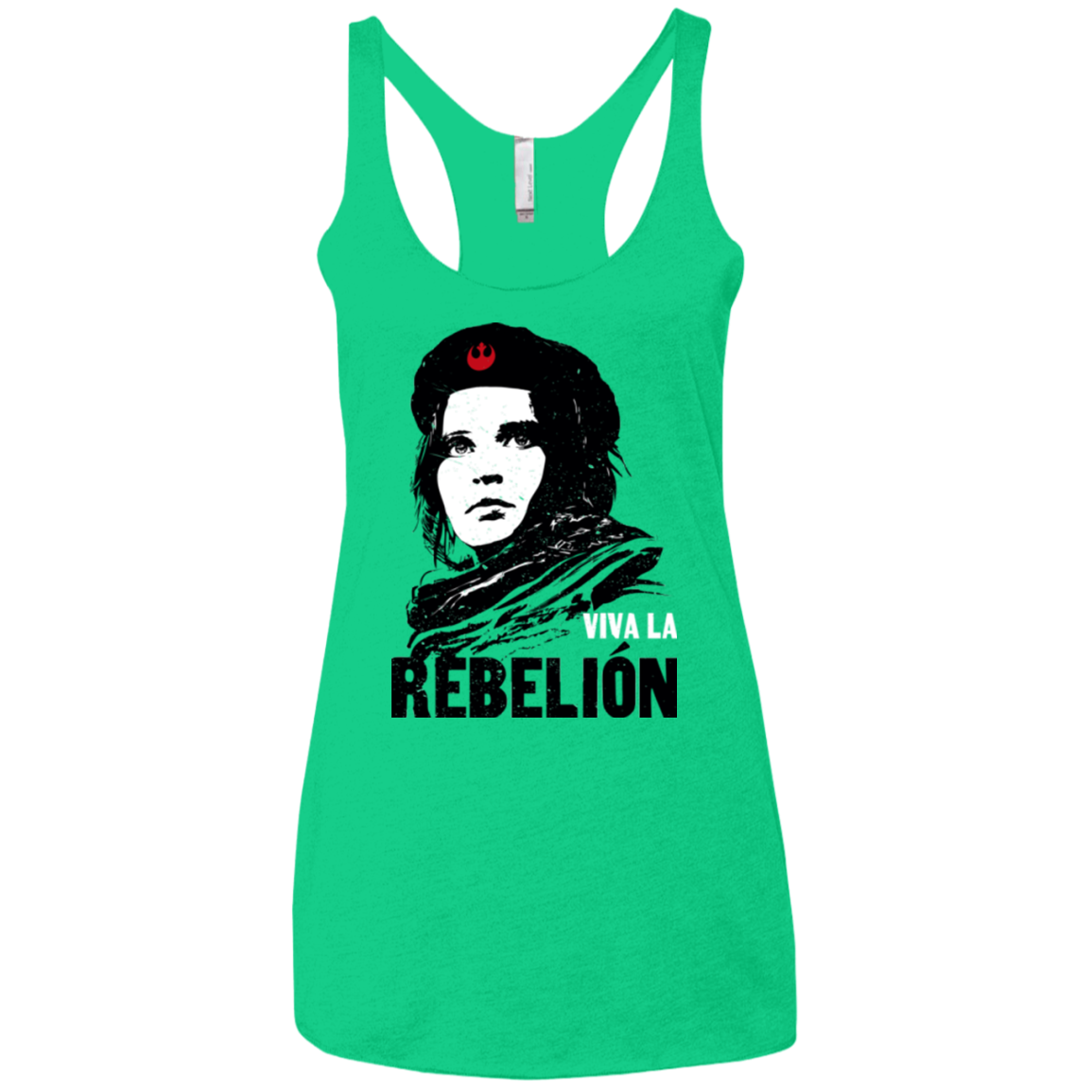 Viva la Rebelion Women's Triblend Racerback Tank