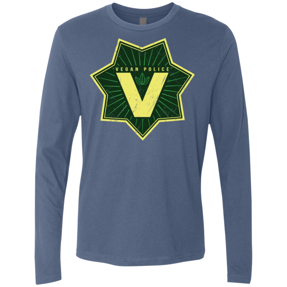 Vegan Police Men's Premium Long Sleeve