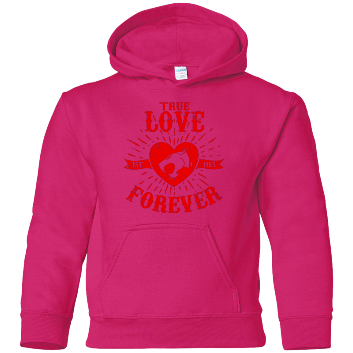 True Love Forever Thunder Youth Hoodie