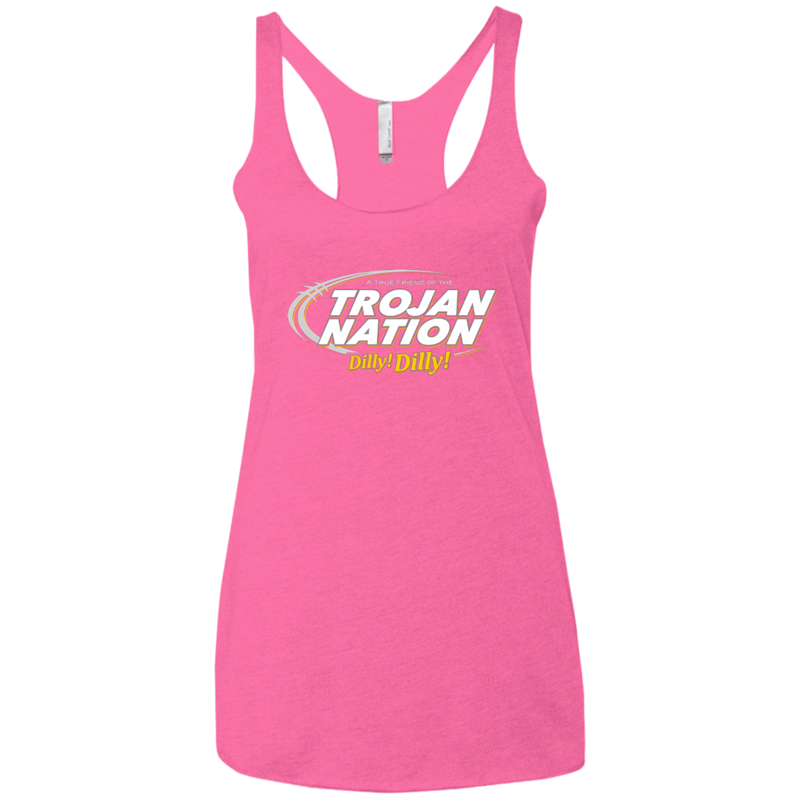 USC Dilly Dilly Women's Triblend Racerback Tank