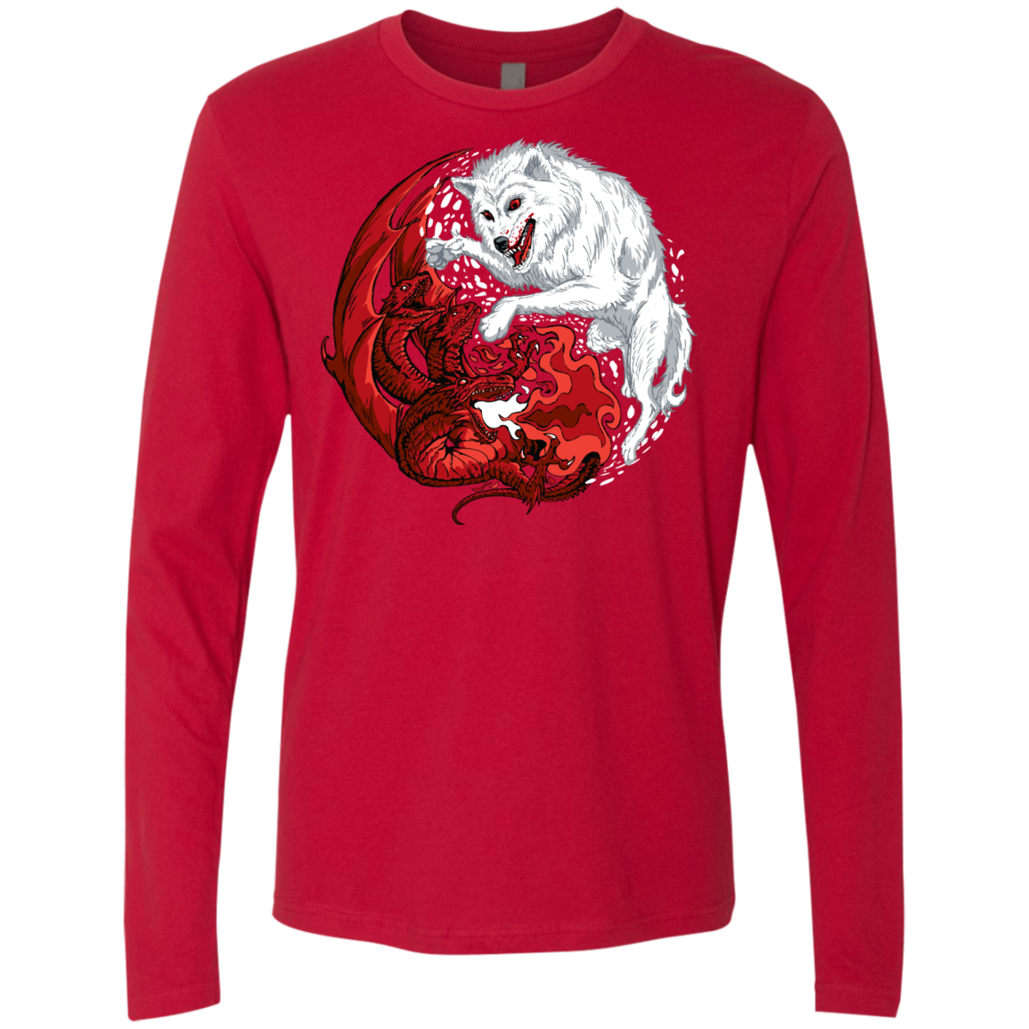 Ice and Fire Men's Premium Long Sleeve