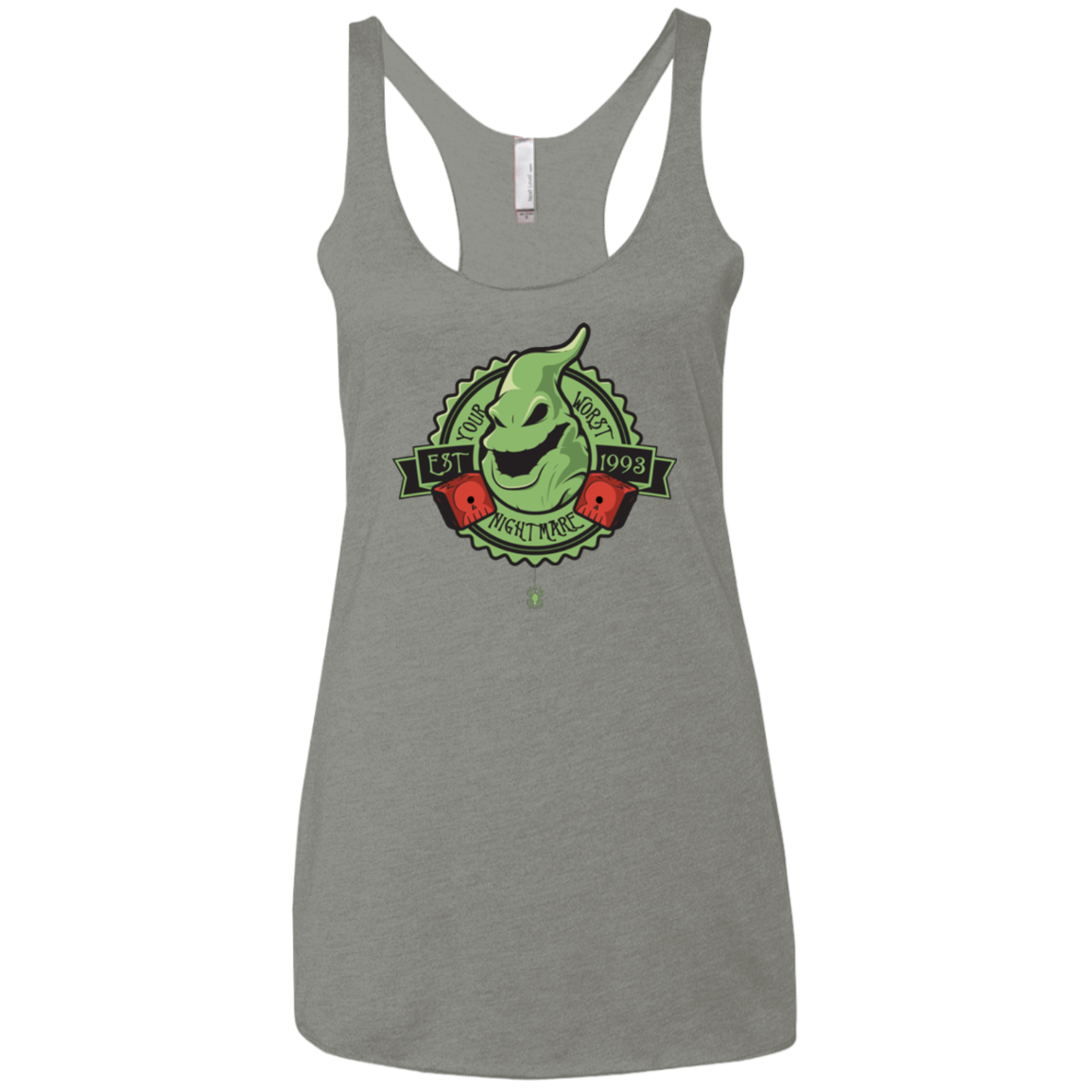 YOUR WORST NIGHTMARE Women's Triblend Racerback Tank