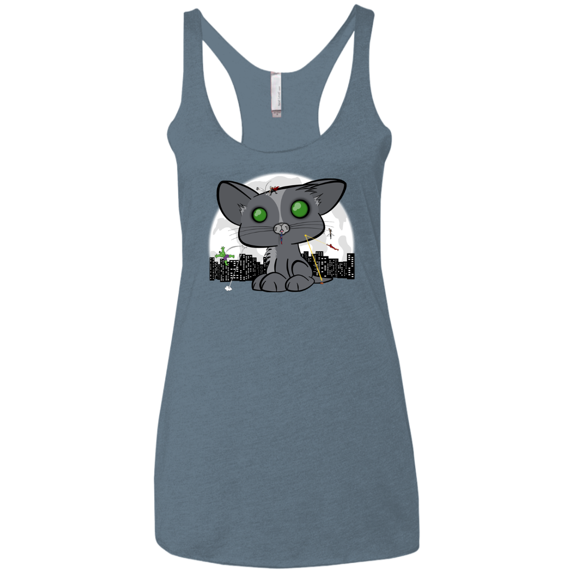 Felinity War Women's Triblend Racerback Tank