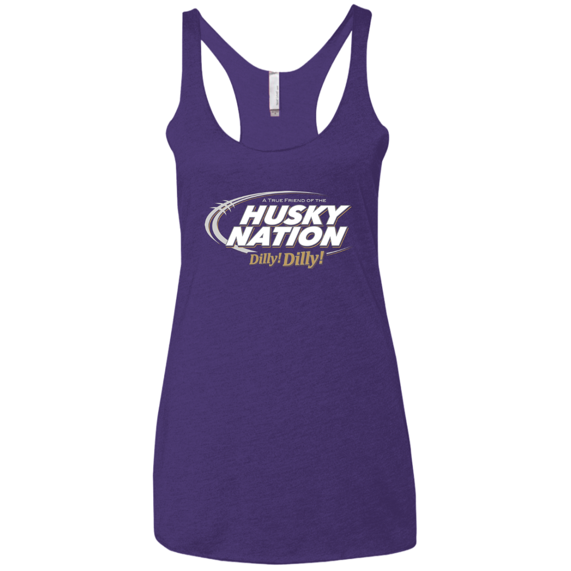 Washington Dilly Dilly Women's Triblend Racerback Tank