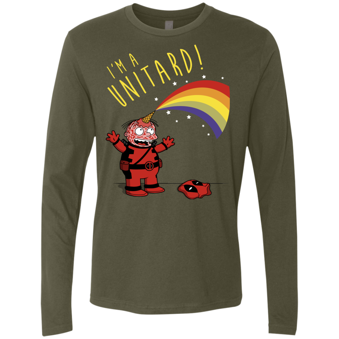 unitard-Raffiti Men's Premium Long Sleeve