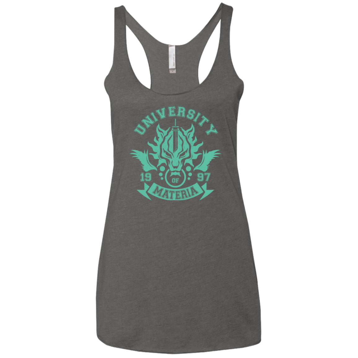 University of Materia Women's Triblend Racerback Tank