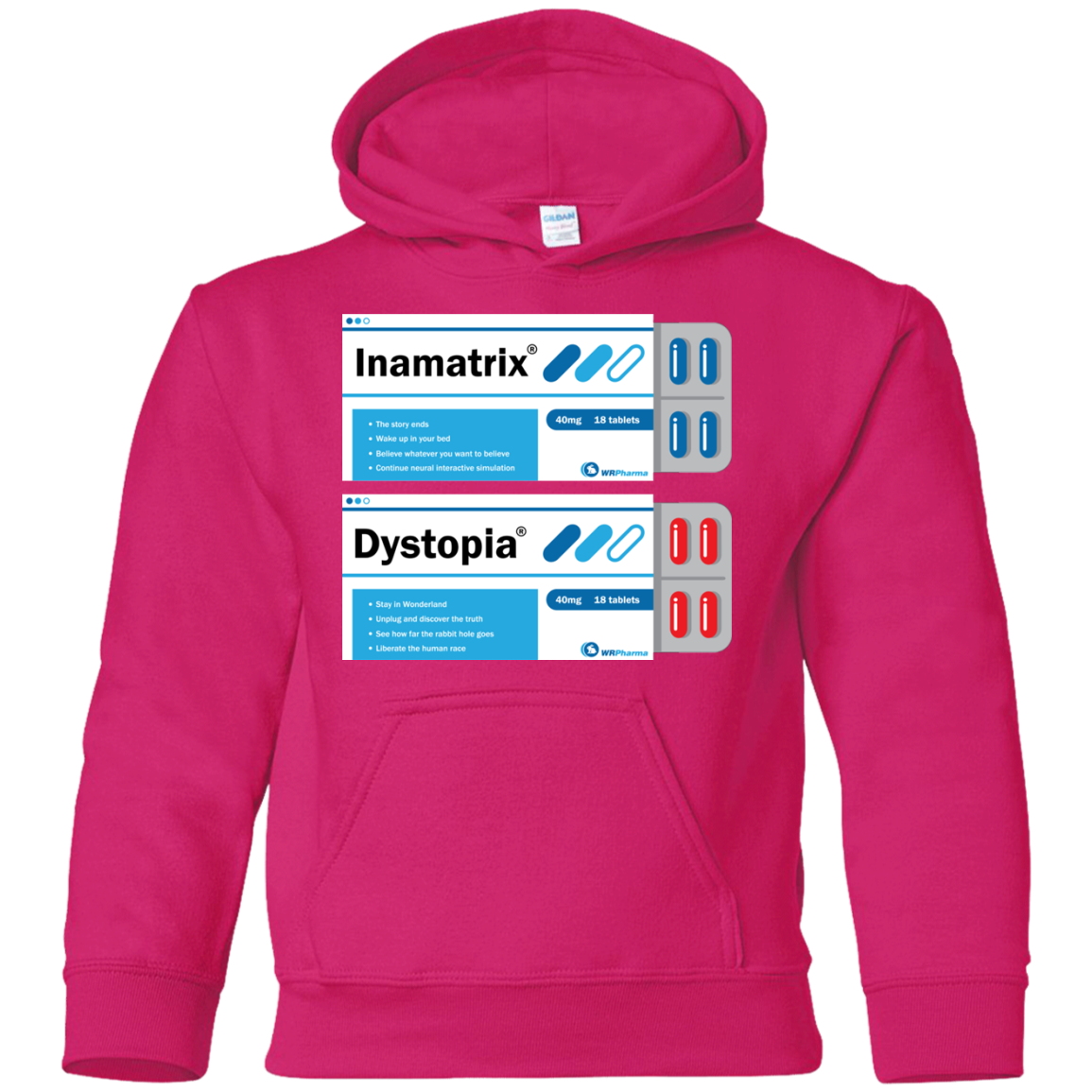 Red or Blue Youth Hoodie