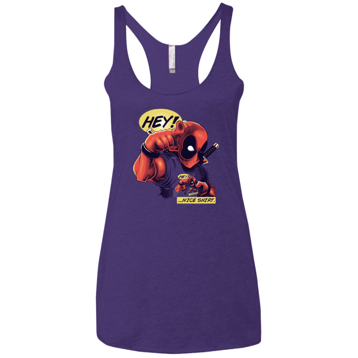 Nice Shirt Women's Triblend Racerback Tank