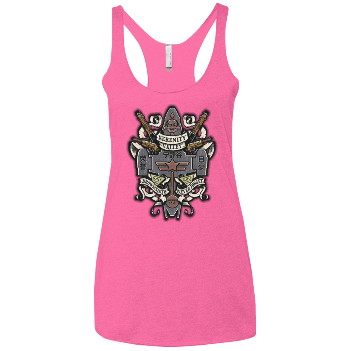 Serenity Valley Memorial Women's Triblend Racerback Tank