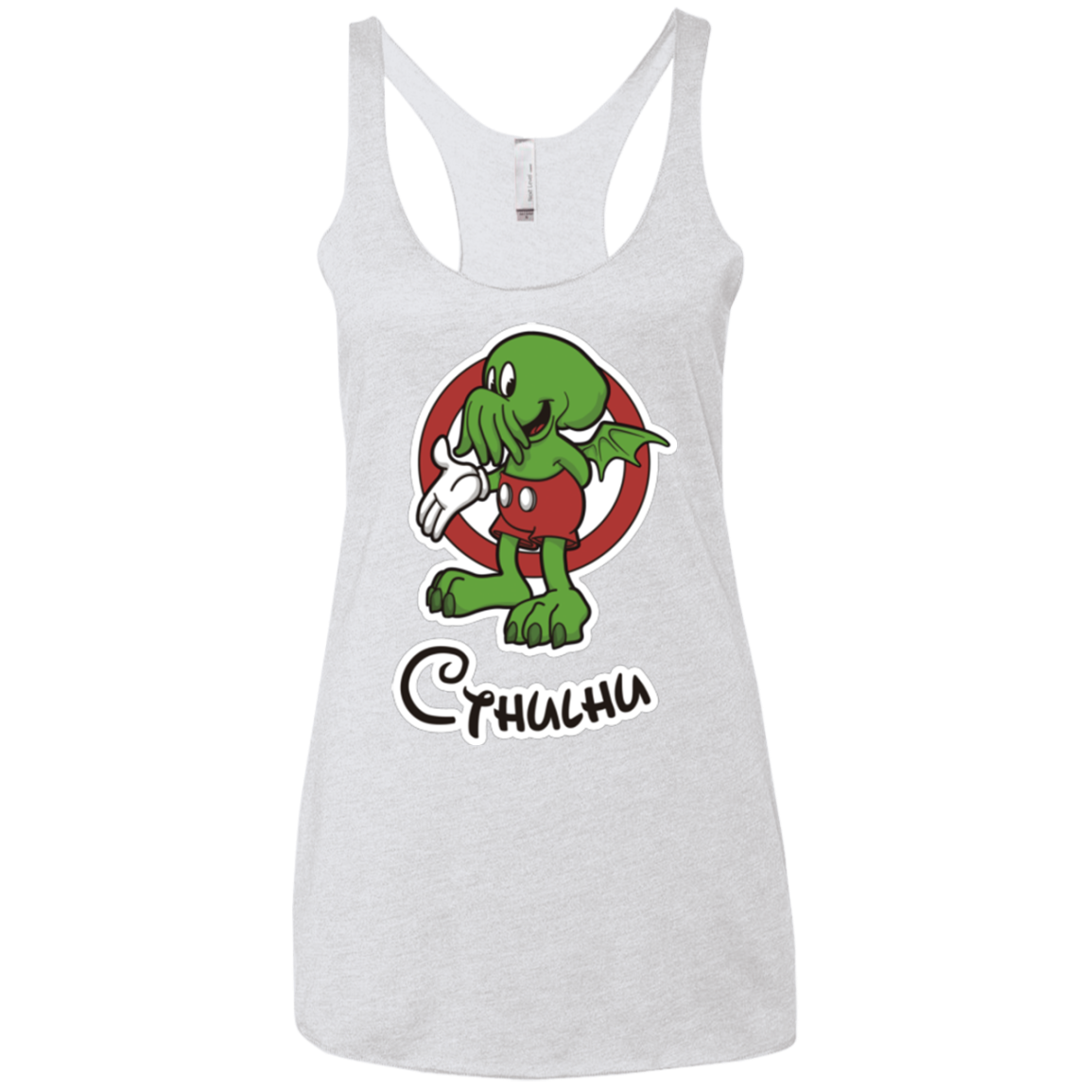 Cutethulhu Women's Triblend Racerback Tank