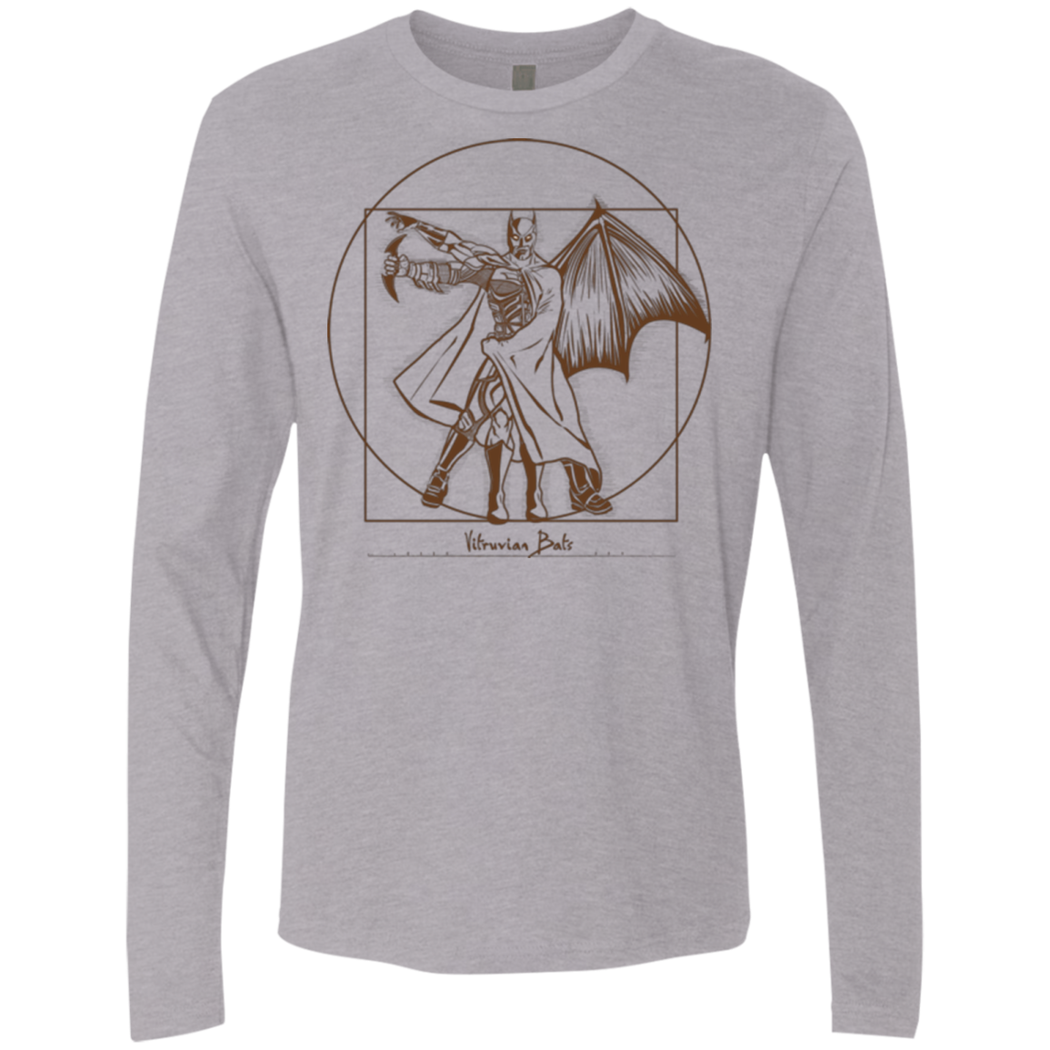 Vitruvian Bats Men's Premium Long Sleeve