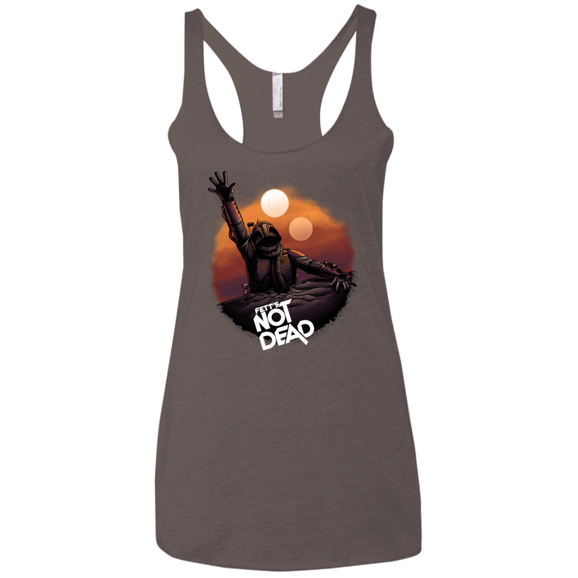 Back From The Pit Women's Triblend Racerback Tank