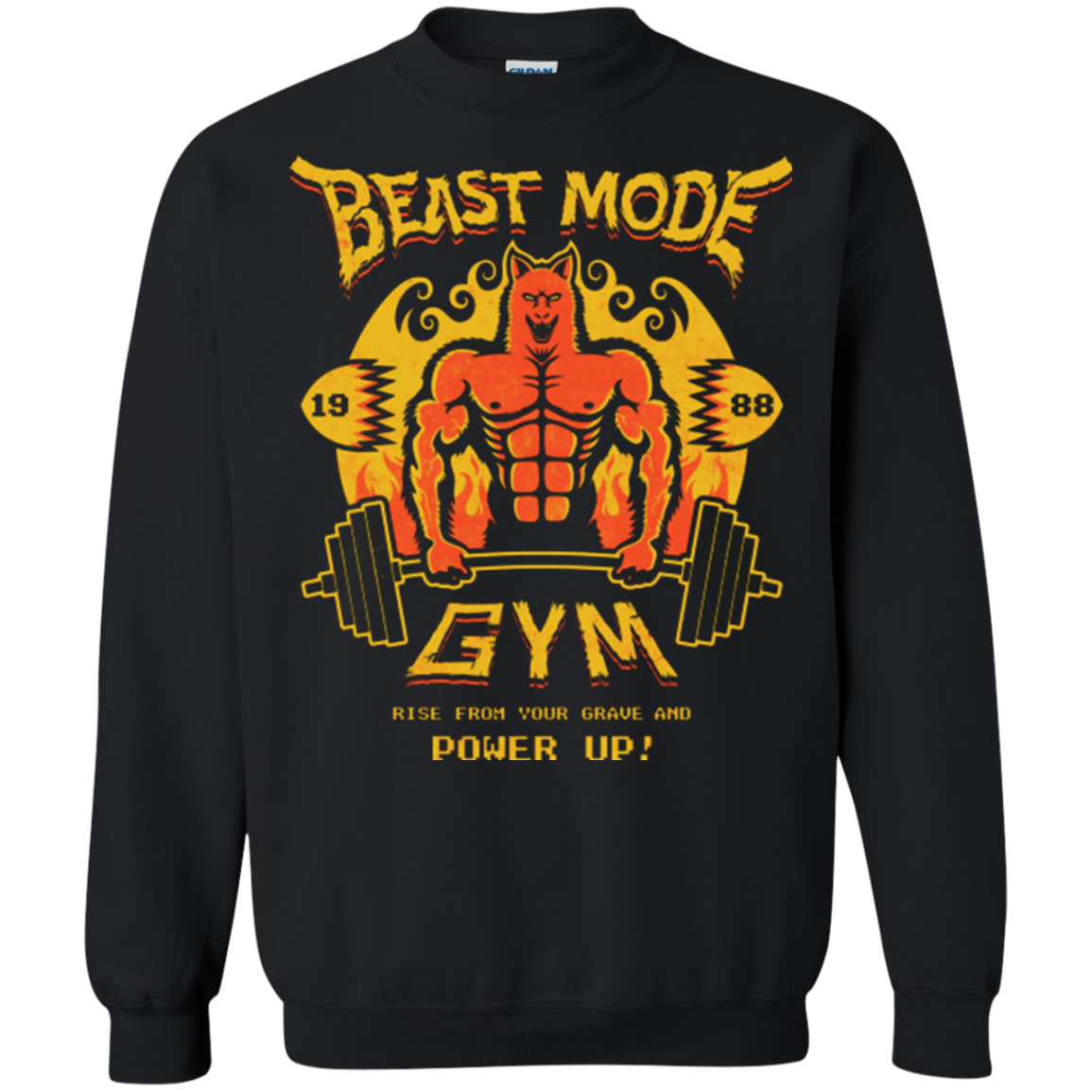 Beast Mode Gym Crewneck Sweatshirt