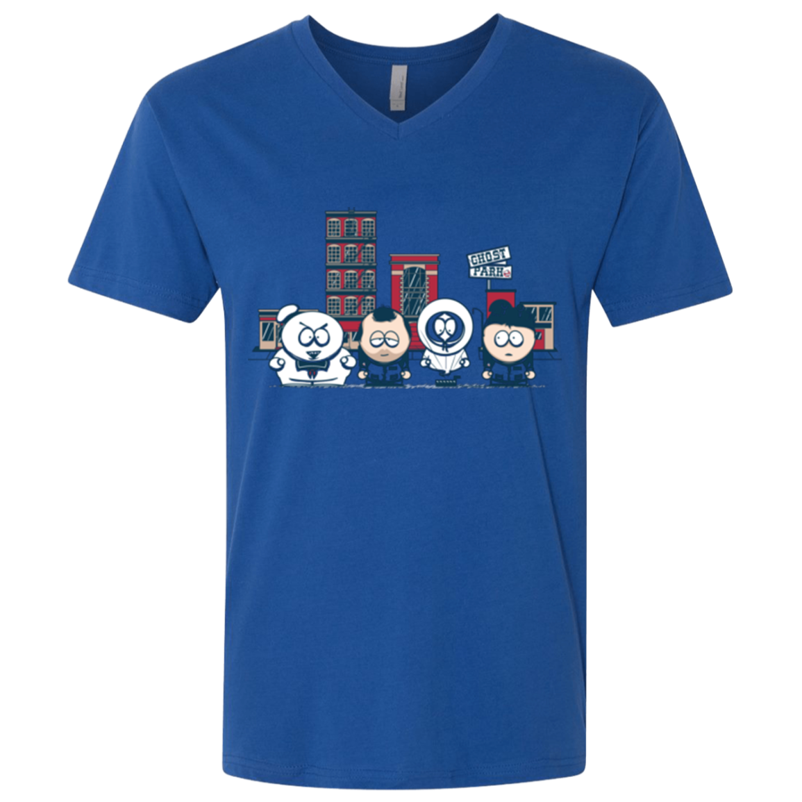 GHOST PARK Men's Premium V-Neck