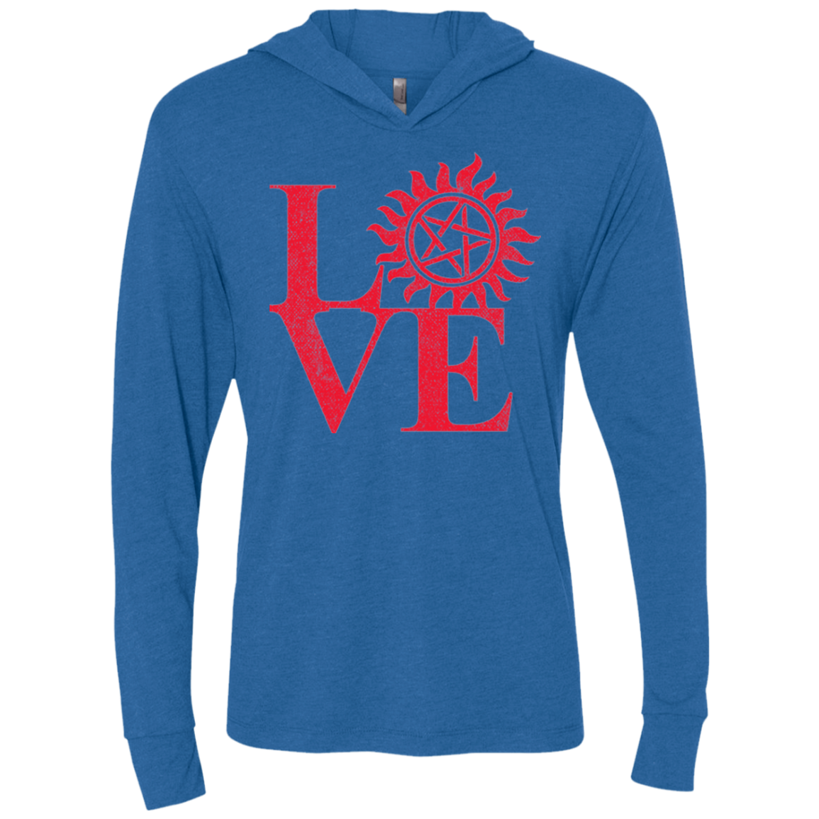 Love Hunting Triblend Long Sleeve Hoodie Tee
