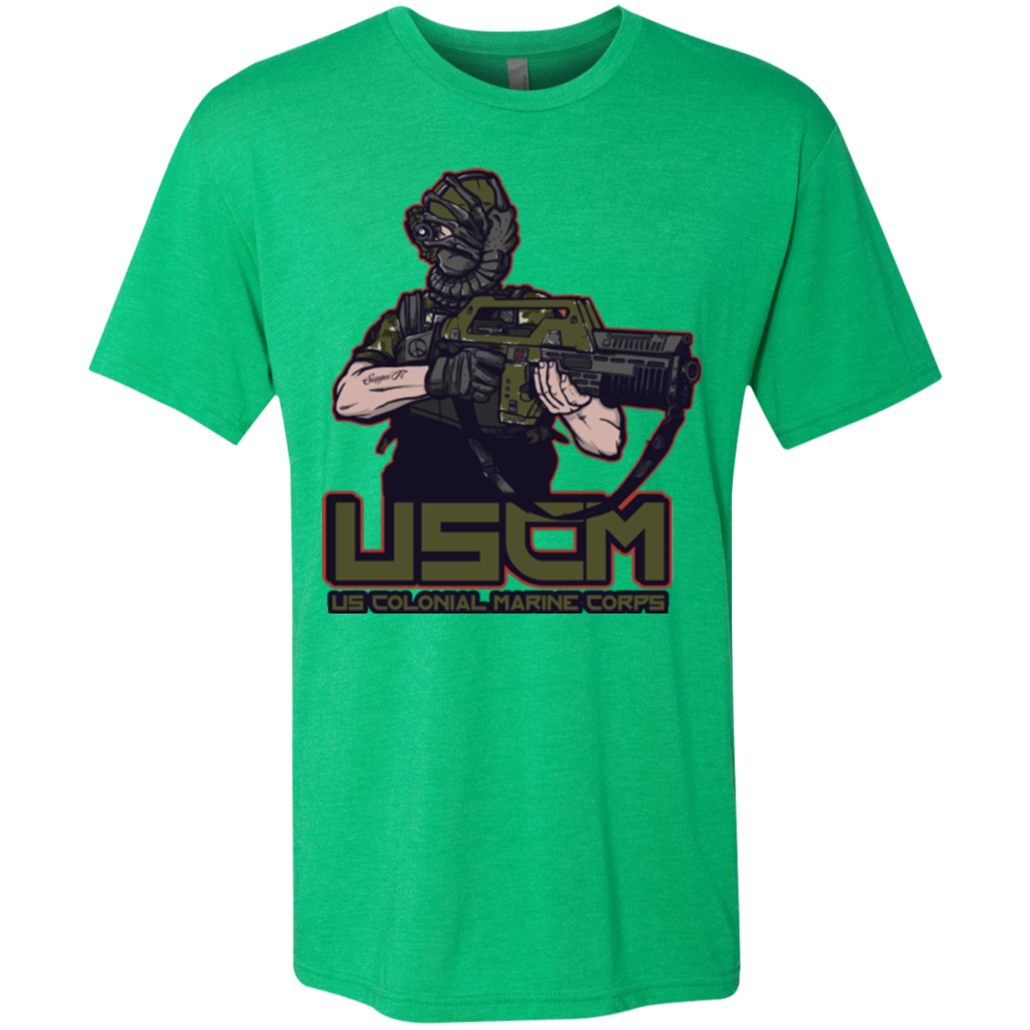 Colonial Facehugger Men's Triblend T-Shirt