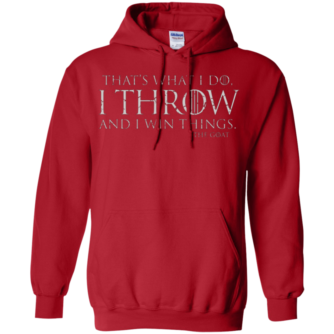 I Throw Pullover Hoodie