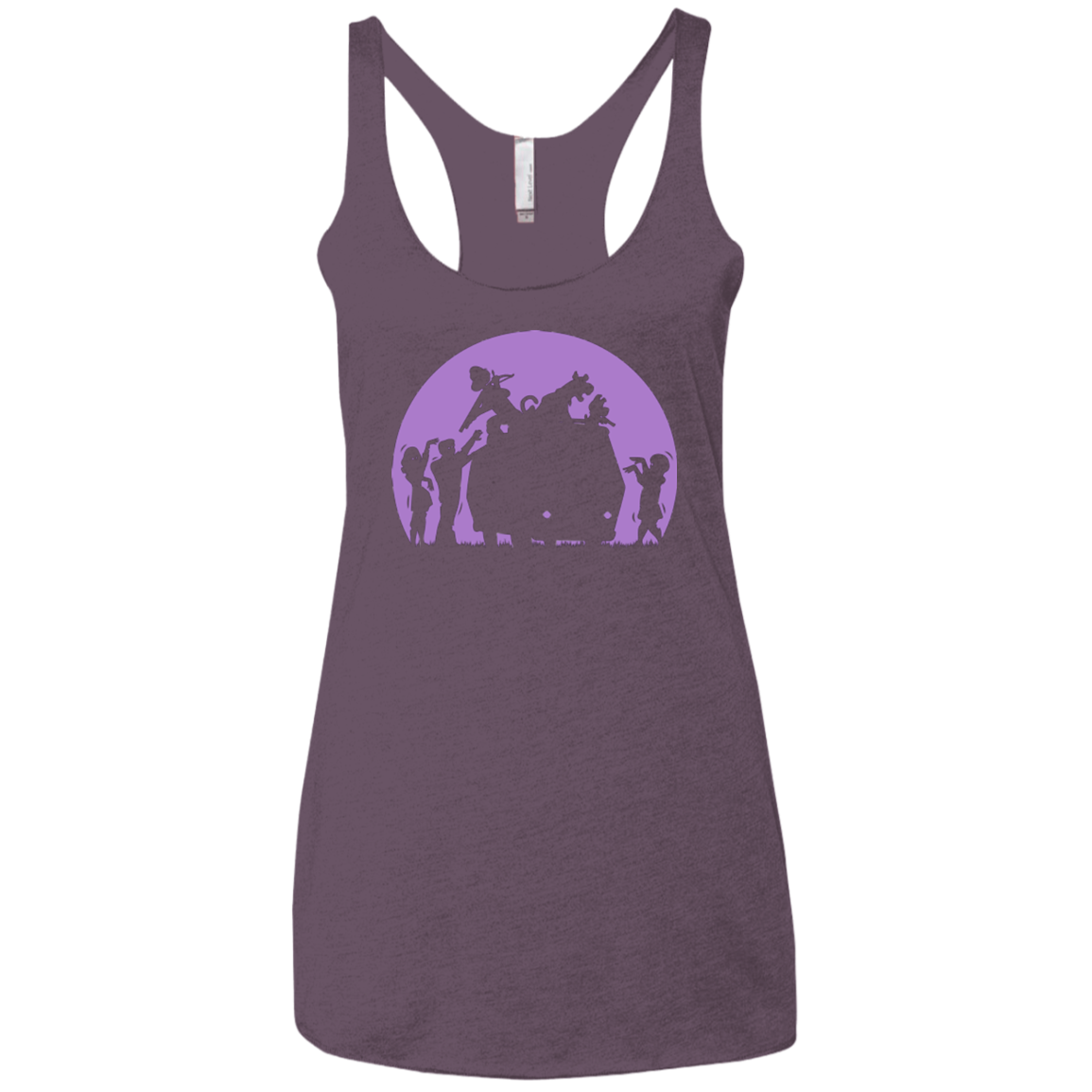 Zoinks They're Zombies Women's Triblend Racerback Tank