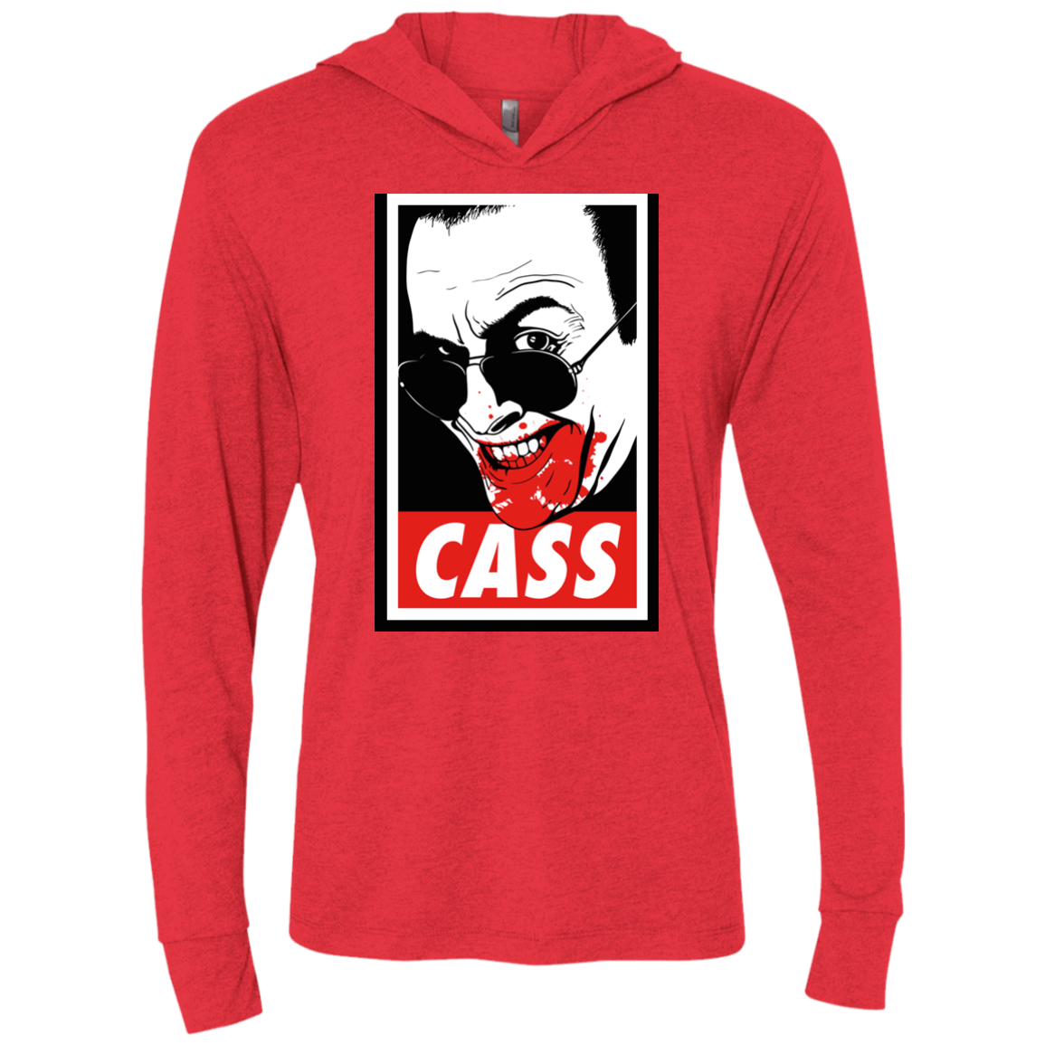 CASS Triblend Long Sleeve Hoodie Tee