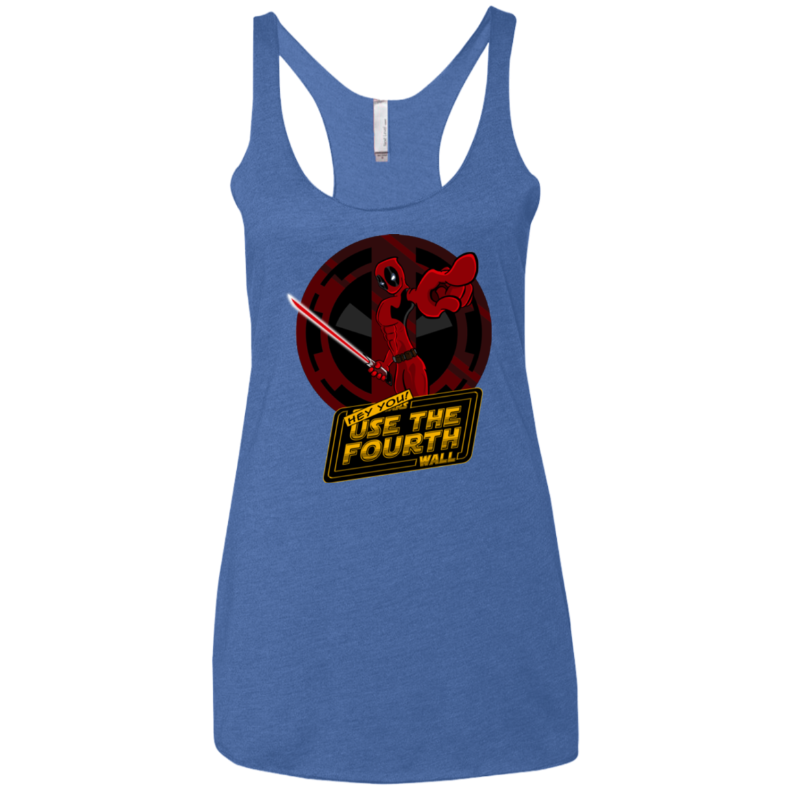Use The Fourth Wall Women's Triblend Racerback Tank