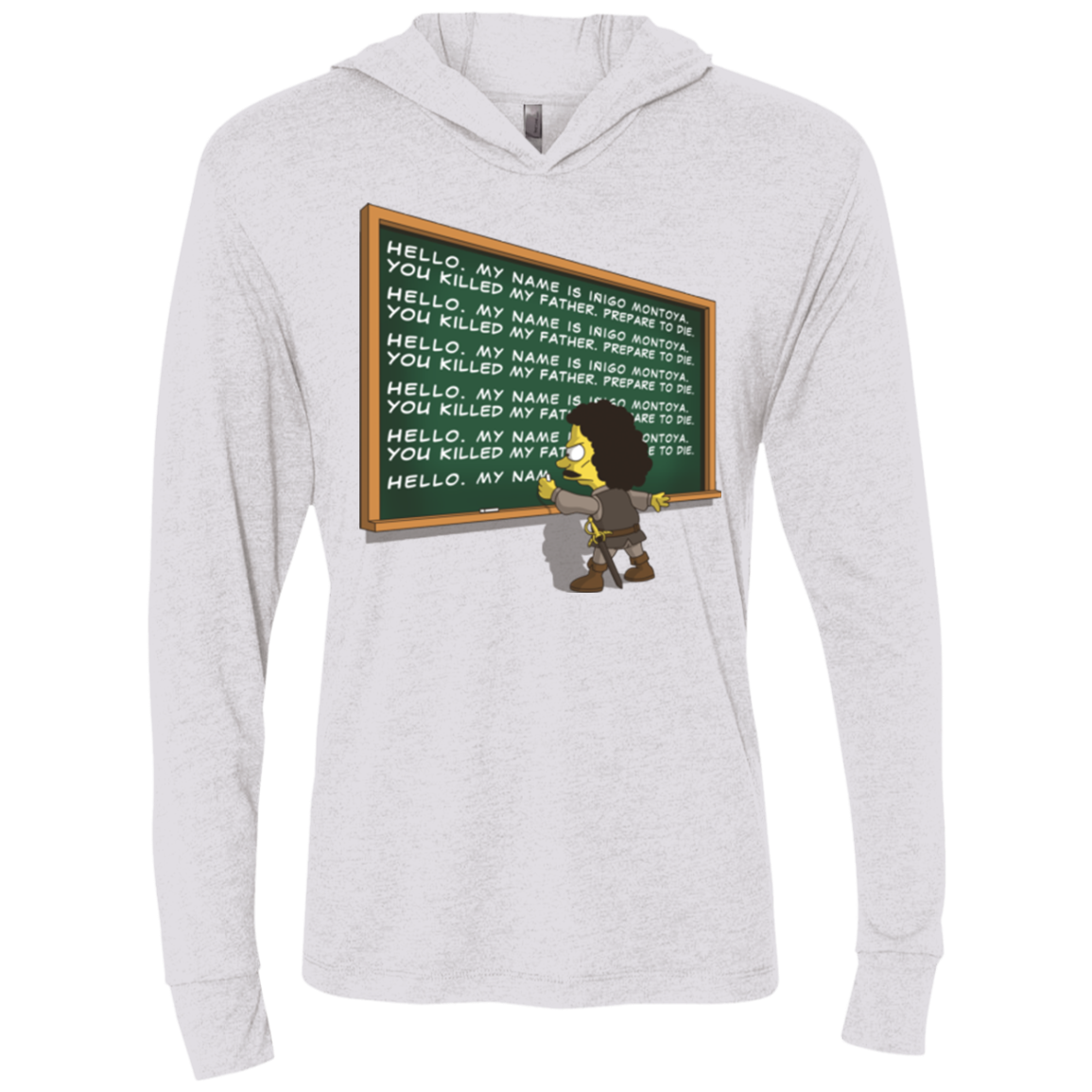 Montoya Detention Triblend Long Sleeve Hoodie Tee