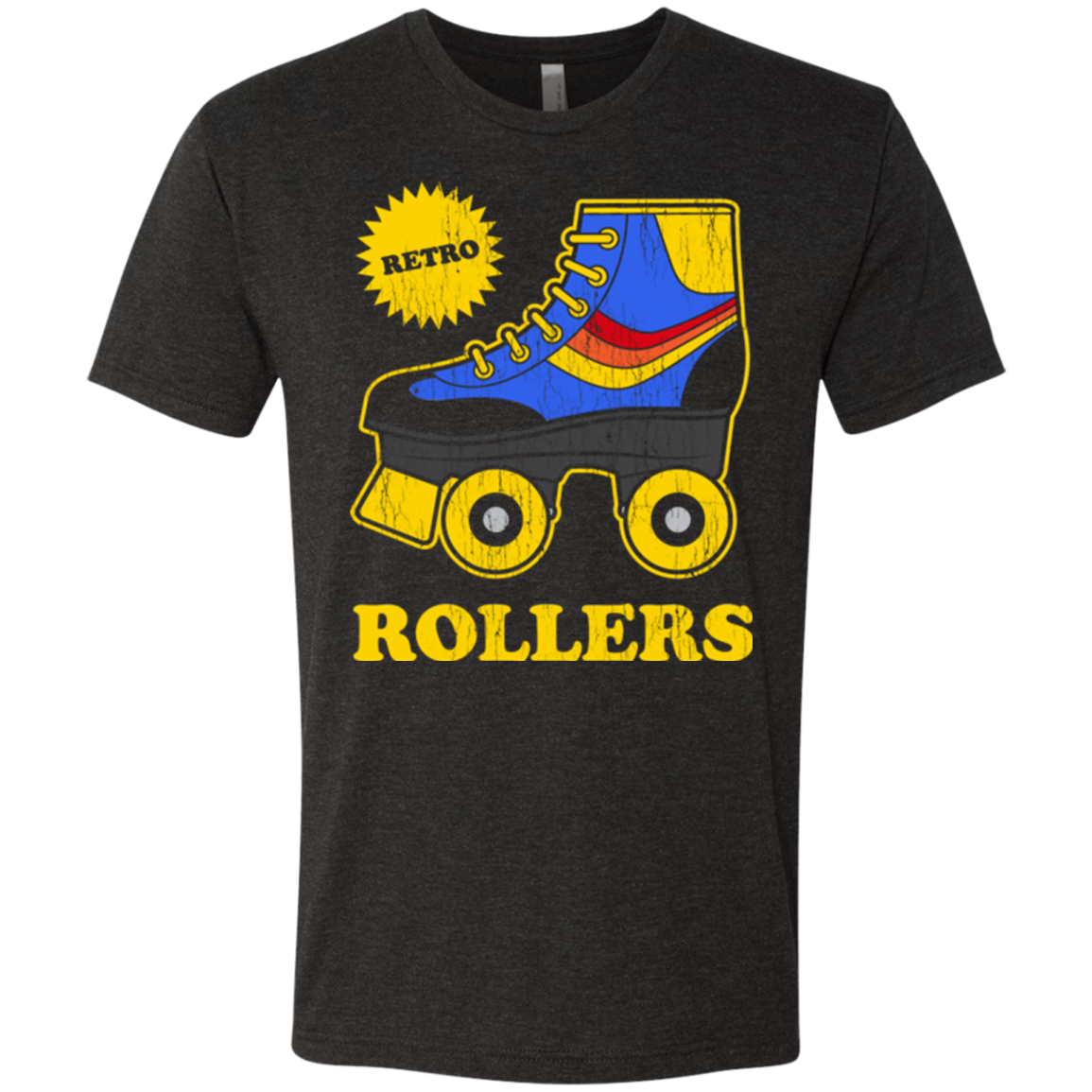 Retro rollers Men's Triblend T-Shirt