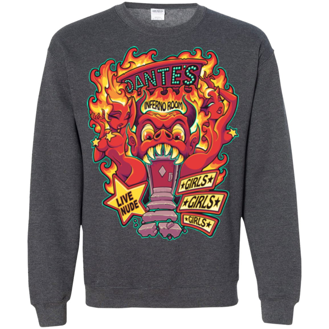 Dantes Inferno Room Crewneck Sweatshirt