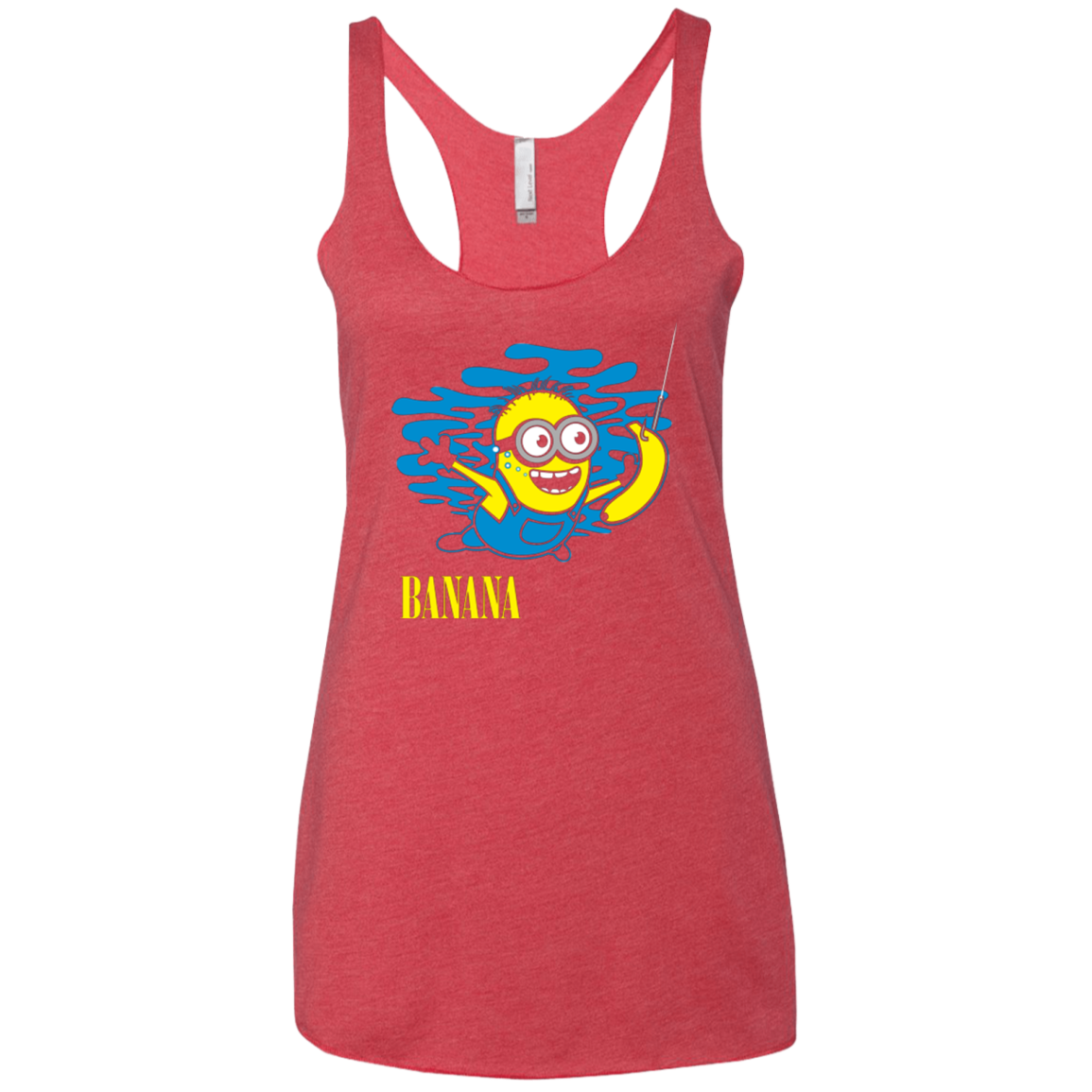 Nirvana Banana Women's Triblend Racerback Tank