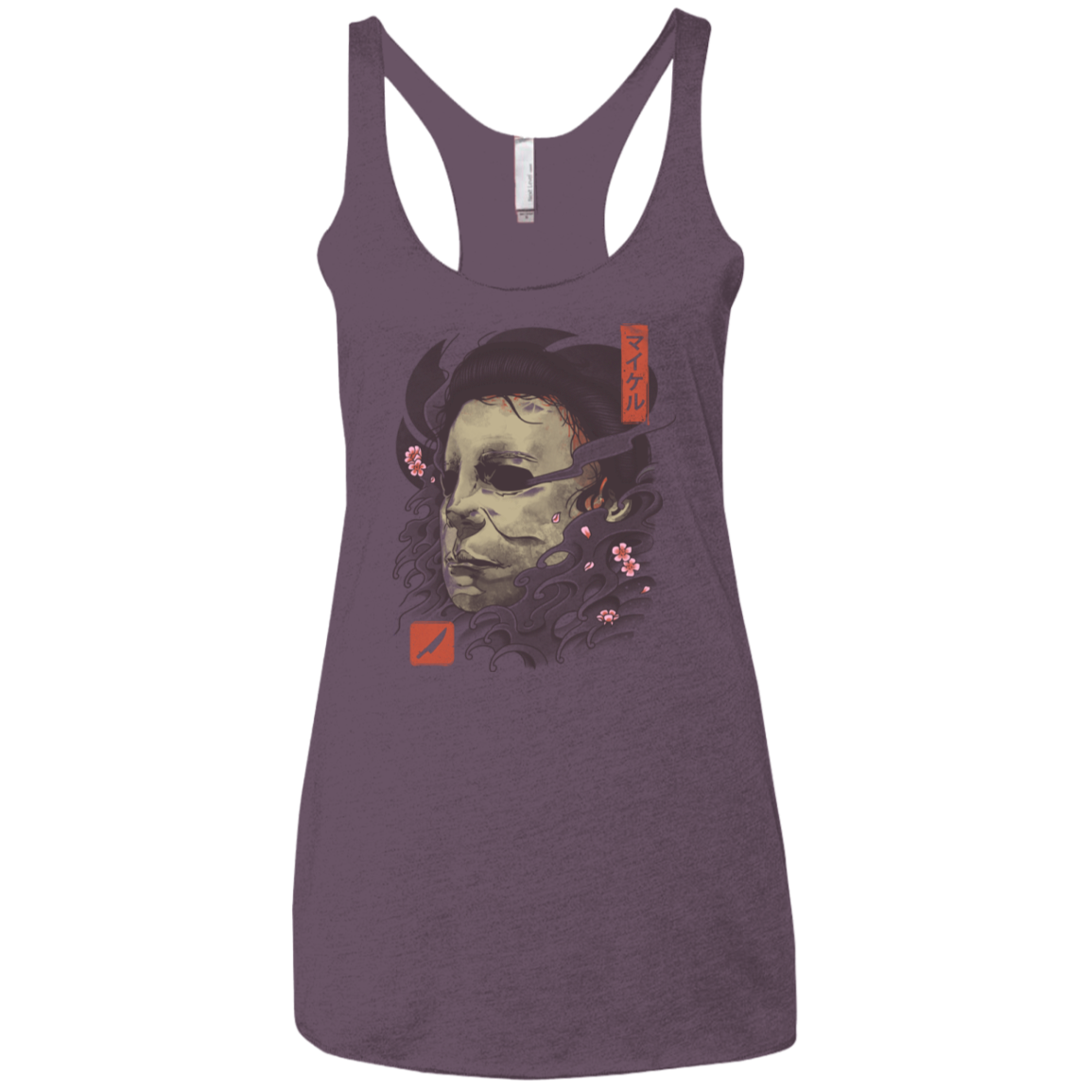 Oni Slasher Mask Women's Triblend Racerback Tank