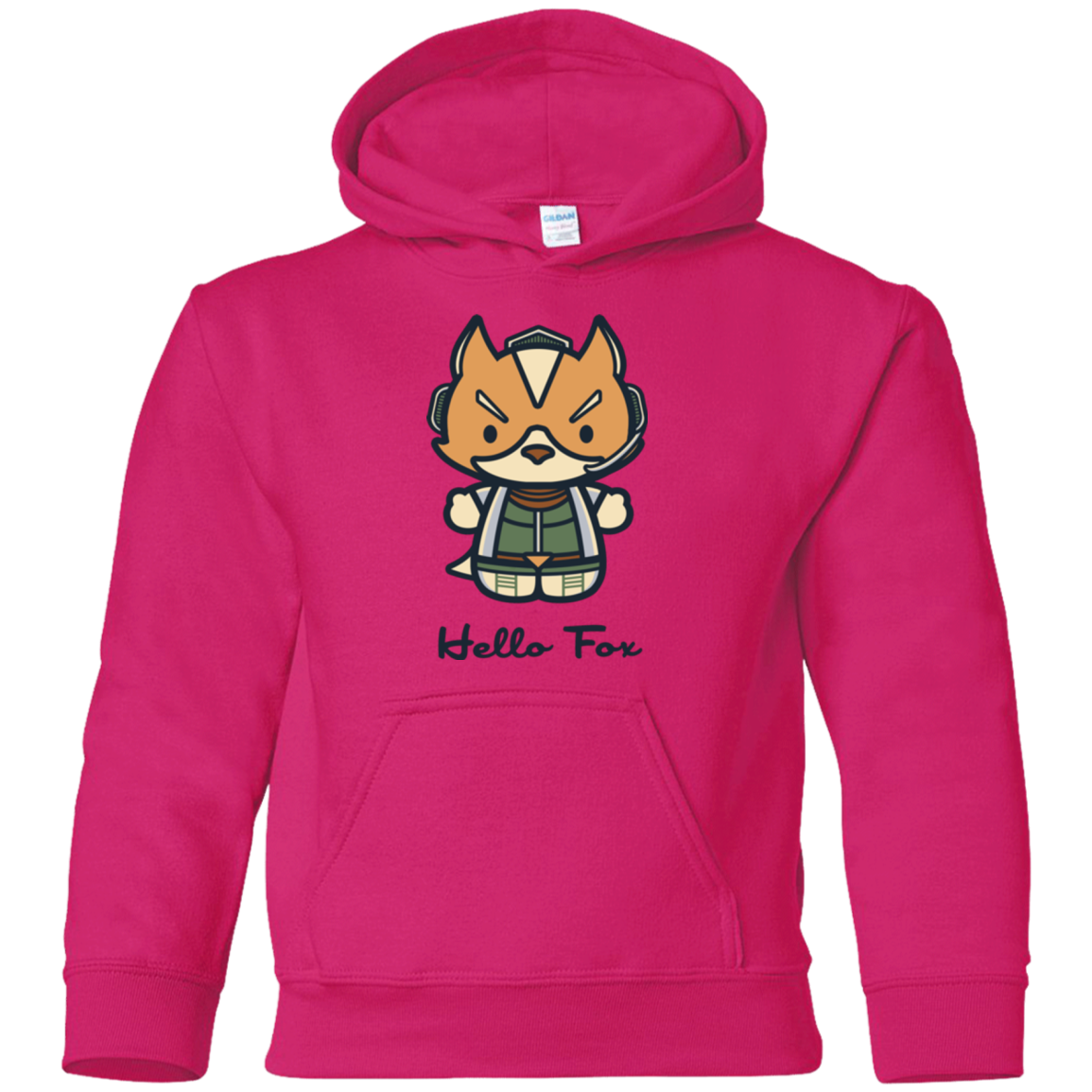 Hello Fox Youth Hoodie