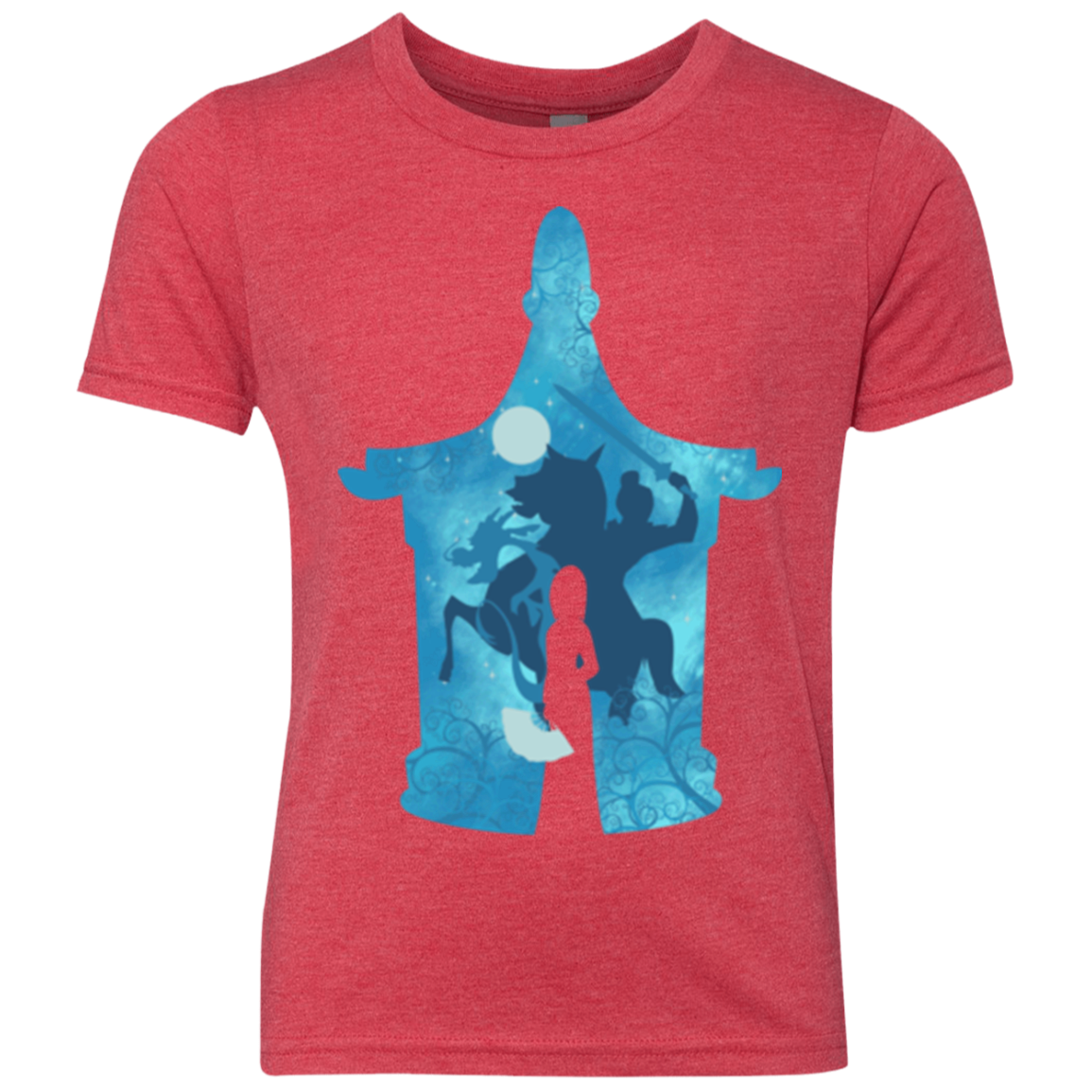 Chinese Portrait Youth Triblend T-Shirt