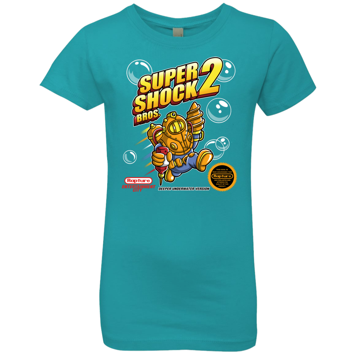 Super Shock Bros 2 Girls Premium T-Shirt