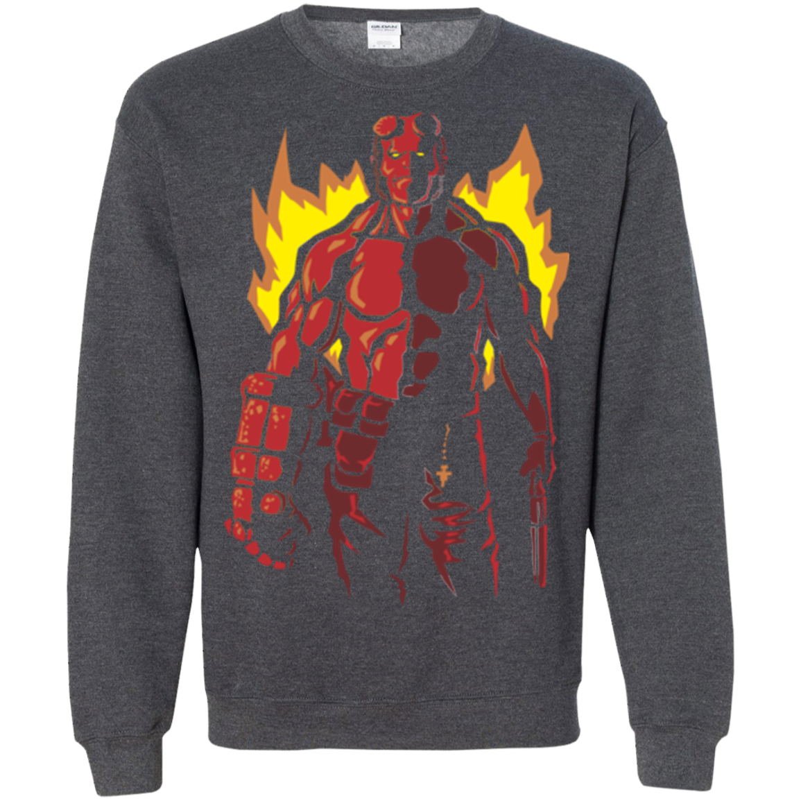 Red Hero Crewneck Sweatshirt