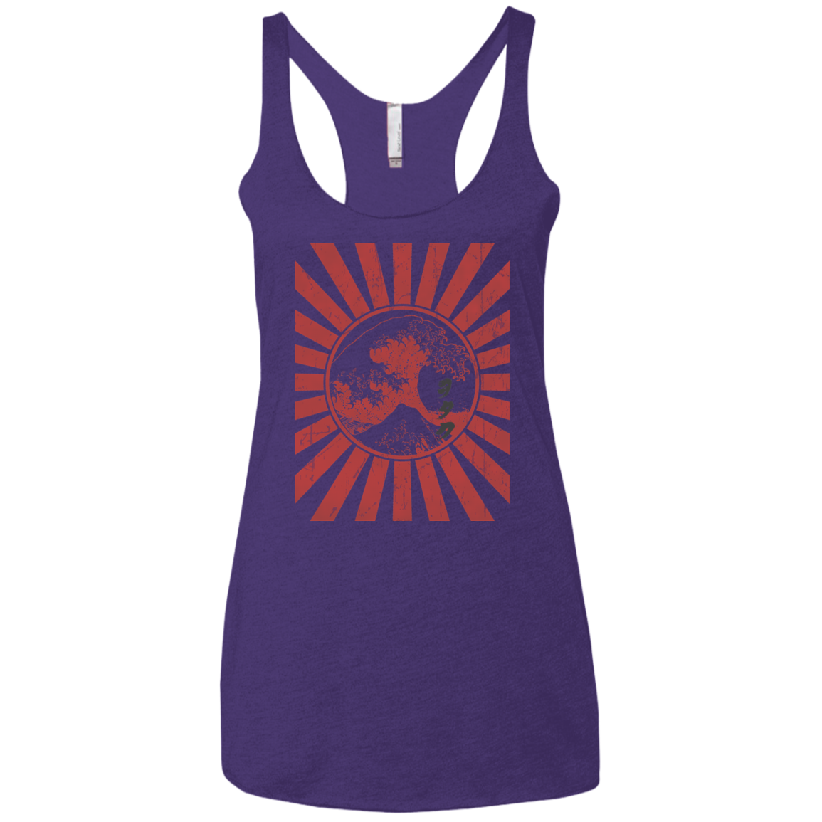 Otaku Flag Women's Triblend Racerback Tank